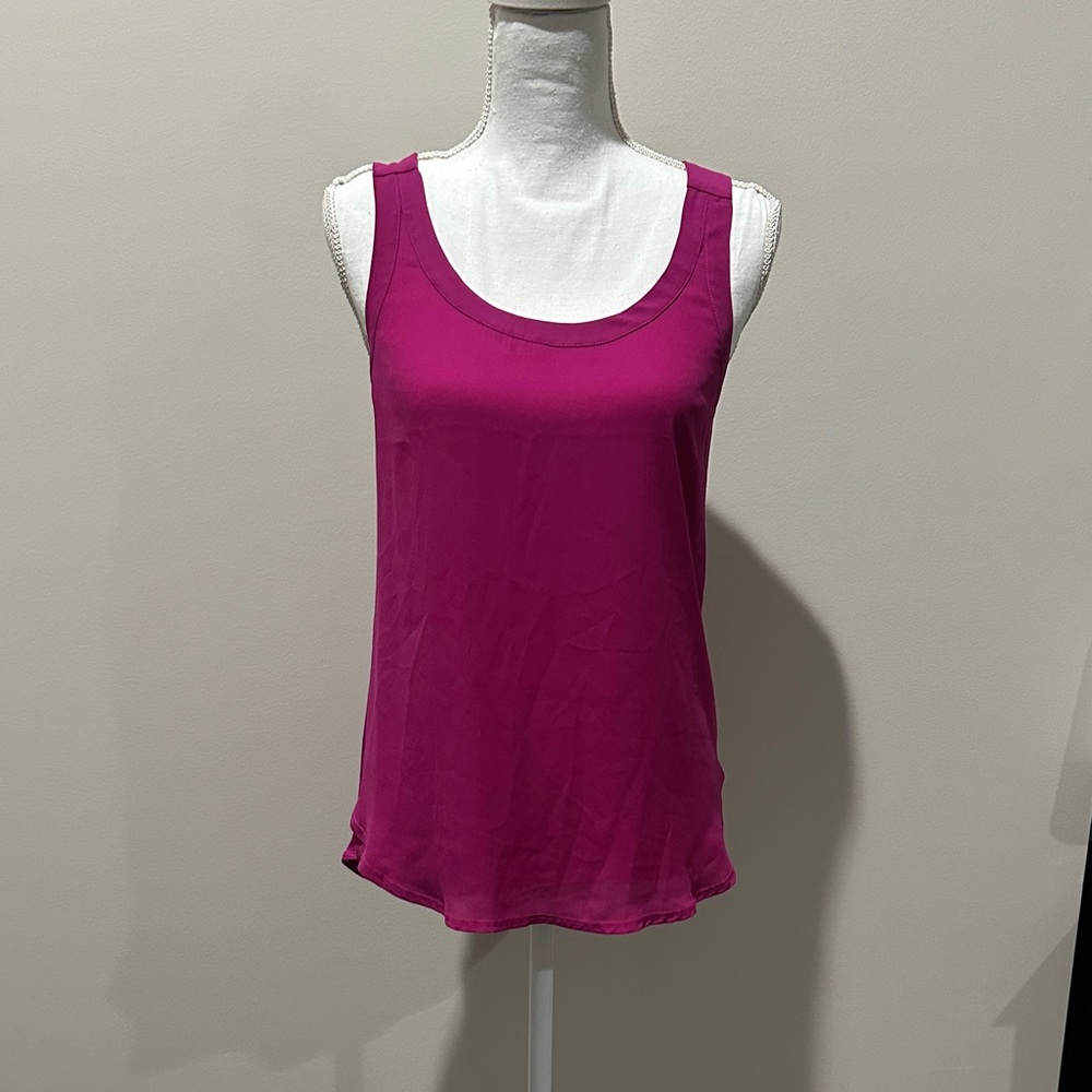 Express Magenta Sleeveless Top